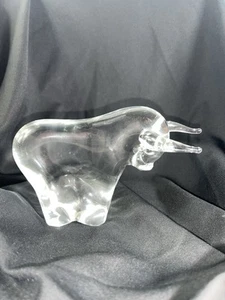 Vintage Mid-Century Art Glass Bull, Stunning, Piece! Great Gift! So Unique. - Picture 1 of 12