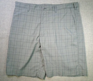 Pantalones Cortos de Golf PGA TOUR Para Hombre 38" Cintura Gris A Cuadros Pelota de Golf Bolsillos Laterales - Imagen 1 de 12