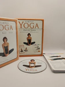 Simply Yoga Exercise System Box Set DVD 26 Flash Cards Booklet *COMPLETE IN BOX* - Picture 1 of 7
