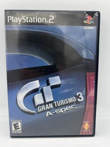 Gran Turismo 3 A-spec (PS2 PlayStation 2, 2001) CIB Mint Disc - Imagen 1 de 4