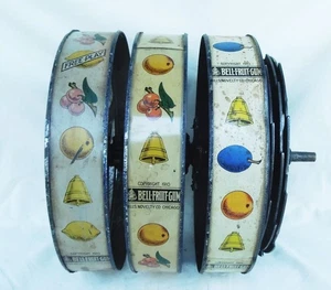 Paquete de carrete de máquina tragamonedas Mills original cuello de cisne con discos - Imagen 1 de 4