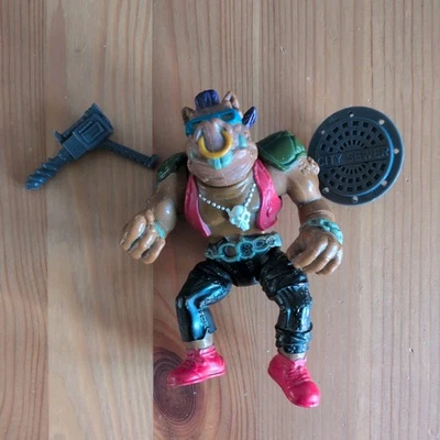 BEBOP Teenage Mutant Ninja Turtles Action Figure - Playmates Toys 1988 - Image 1 of 3