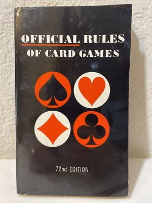VINTAGE OFFICIAL RULES OF CARD GAMES 72ND EDITION BOOK  Foto 1 de 4