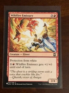 Magic the Gathering Eternal Masters Mystery Booster Wildfire Emissary - Picture 1 of 2