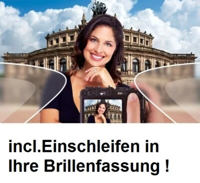 2 Gleitsichtgläser Premium Kunststoff 1,6 H-Superentspiegelung incl.Einschleifen - Bild 1 von 4