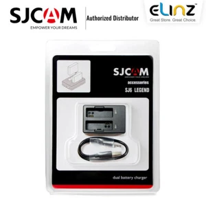 Dual-Slot Battery Charger for SJCAM Action Camera SJ6 Legend - Picture 1 of 8