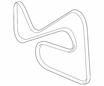 Ford Fusion Mercury Milan 2006-2009 2,3 L Serpentine V-Belt OEM NUEVO 6E5Z8620AE Foto 1 de 2