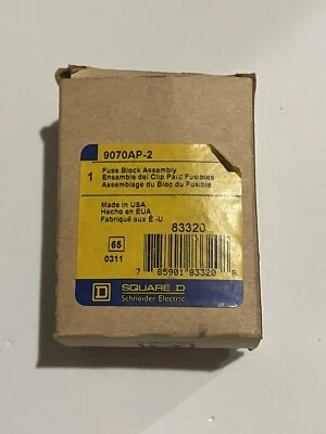 NUEVO MONTAJE PORTAFUSIBLES CUADRADO D 9070-AP-2 SERIE A Foto 1 de 2