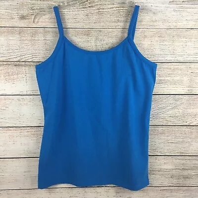 Spring & Mercer Camisole Tank Top Solid Blue - Image 1 of 4