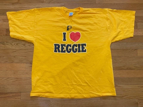 VTG I Heart Reggie Miller Indiana Pacers T shirt  size XXL Cover