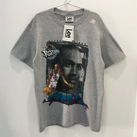 DS VINTAGE LEE NBA DETROIT PISTONS GRANT HILL T-SHIRT SIZE M Cover