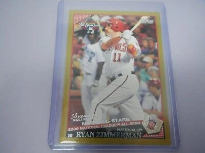 2009 Topps Update Gold Ryan Zimmerman #UH301 Nationals - / 2009 - Image 1 of 4