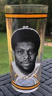 RARE 1976 STEELERS STEEL CURTAIN "DWIGHT WHITE" ARBY'S DRINKING GLASS NEVER USED - Image 1 of 4
