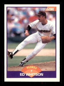 1989 Baseball 1989 Score Ed Whitson San Diego Padres #329 1 - Picture 1 of 2