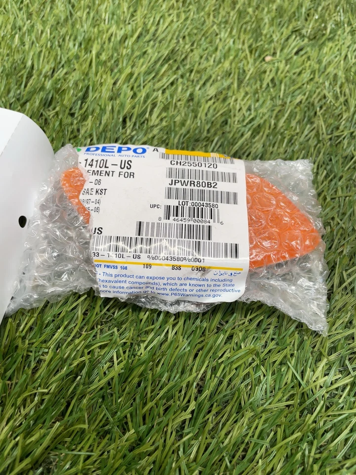 ✅ Jeep Wrangler 2006 marcador lámpara lente lateral LH OEM Foto 1 de 2