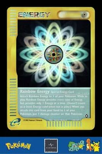 ๐พ 2003 Pokemon e-Series Aquapolis 144/147 Rainbow Energy Reverse - Picture 1 of 5