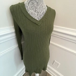 Anthropologie Deletta Damen Grün Langarm Bluse Größe S Neu - Bild 1 von 5