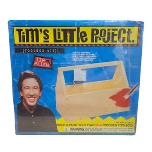 Vintage 90s NIB Tim Allen's Tim's Little Project Toolbox Kit Building Set - Picture 1 of 2