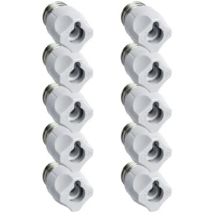 10x Hager LE18SI Schraubkappe D02 E18 aus Kunststoff mit Prüfloch 63A - Bild 1 von 2