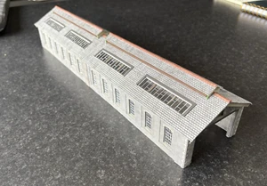 N Gauge Built Double Track & Length Stone Engine Shed based on Metcalfe PN937 - Picture 1 of 7