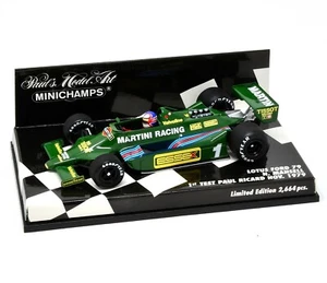 Minichamps Lotus Ford 79 Nigel Mansell 1st Test Paul Ricard 1979 400790099 1/43 - Imagen 1 de 2