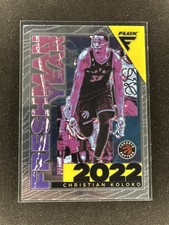 2022-23 Panini Flux Christian Koloko No.16 Freshman Year insert Toronto Raptors