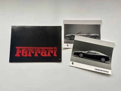 FERRARI 288 GTO | TESTAROSSA | CARPETA PRENSA MONDIAL 1984 | FOLLETO | #325/84 FR Foto 1 de 4
