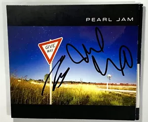 Pearl Jam signiert Give Way CD Ausbeute Mike Mccready Matt Cameron Beckett Coa - Bild 1 von 12