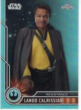 Star Wars Chrome 2023 Aqua [199] Base Card #77 Billy Dee Williams as Lando 