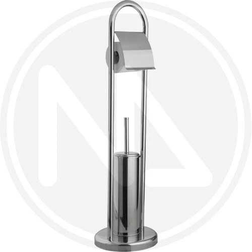 Portascopino per bagno in acciaio inox "aqua" Maurer