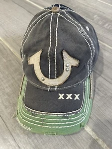 Vintage TRUE RELIGION xxx Distressed Trucker Hut True Vintage - Bild 1 von 12