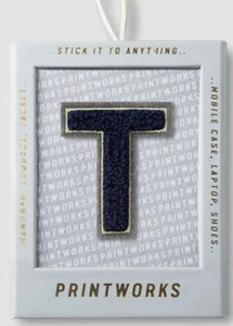 NEW IN BOX - PRINTWORKS Letter T Fluffy Sticker 2.25 Inches - Single Letter T - Picture 1 of 2