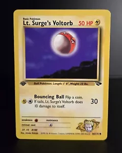 Pokémon TCG - Lt. Surge's Voltorb (1ST EDITION) 86/132 - Gym Challenge 2000 - NM - Picture 1 of 1