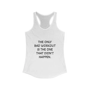 Motivational Women Racerback Tank -Workout Top, Fitness Wear, Inspirational Gift - Picture 1 of 15