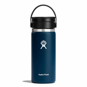 Hydro Flask NEW Coffee Travel Cup Insulated Flex Sip Lid Indigo Blue 16 Oz - Picture 1 of 10