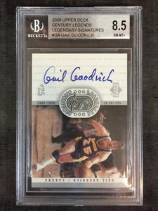 2000 Upper Deck Century Legend Legendary Signatures Gail Goodrich BGS 8.5 NM/MT+ - Picture 1 of 1