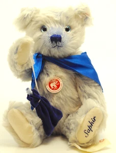 Steiff bears*Steiff buscador de tesoros zafiro edición limitada oso 30 cm* Ean 671975 - Imagen 1 de 15