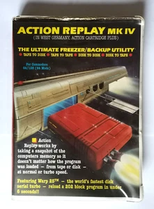 Commodore 64 Action Replay Mk IV 4.1 Utility Cartridge by Datel - Tested Working - Afbeelding 1 van 19