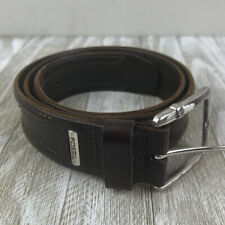Fossil Brown Leather Belt Men's Size 34 | 85 Genuine Leather