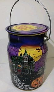 Vintage Halloween Chupa Chups sucettes seau en étain horreur maison hantée monstres - Photo 1/22