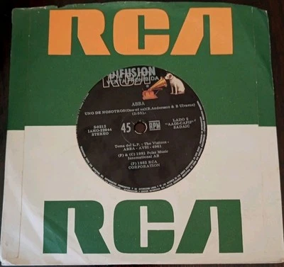 Abba Se Me Está Escapando  Argentina  Promocional Single 7 45 - Image 1 of 3