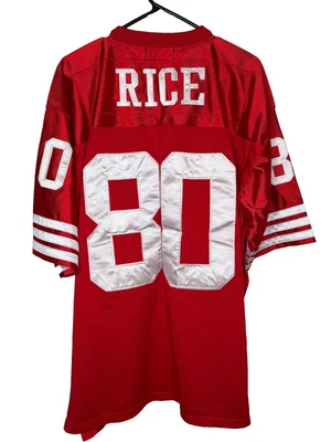 Camiseta Mitchell & Ness Jerry Rice San Francisco 49ers NFL #80 1996 Talla 52 Foto 1 de 4
