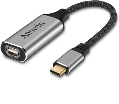 USB C to Mini Displayport (4K@60Hz), Thunderbolt 3 DisplayPort Grey  - Image 1 of 4