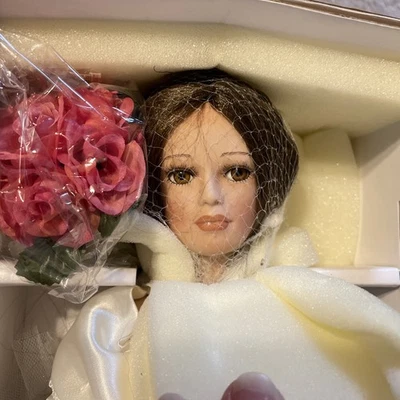 Treasury Collection Paradise Galleries Porcelain Doll Lauren Bride 19” NEW  - Image 1 of 4
