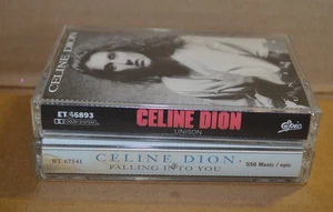 Celine Dion Cassette Tapes Falling Into You & Unison - Imagen 1 de 3