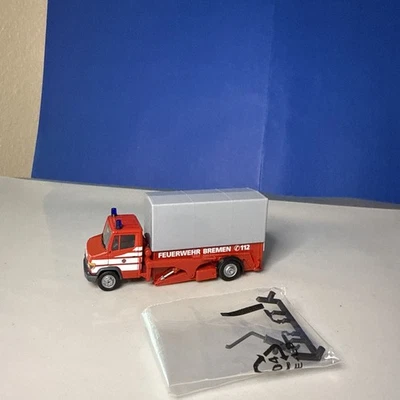 Контейнер пожарной охраны Herpa HO масштаб 1:87 Mercedes немецкий Feuerwehr Bremen - Изображение 1 из 4