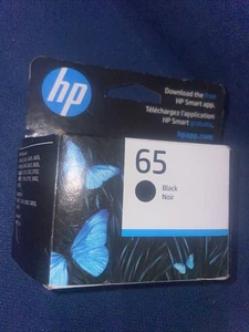 HP #65 Black Ink Cartridge 65 N9K02AN NEW GENUINE DeskJet Inkjet Printer 3/2023 - Picture 1 of 2