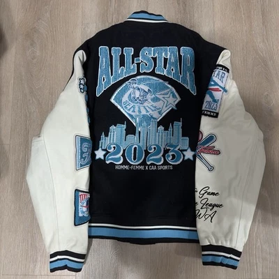 2023 All Star MLB Homme X Femme X CAA Sports Series Varsity Jacket - Image 1 of 2