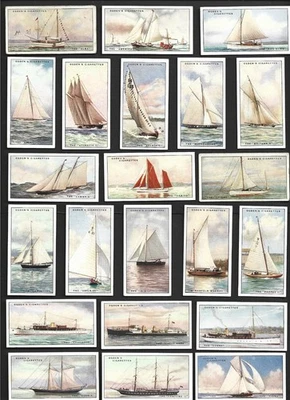 Full Set - Ogden- Yachts & Motor Boats -  - 1930 - Image 1 of 3