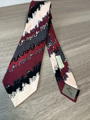 Emilio PUCCI Vintage SAKS 5th AVE  Abstract Necktie Neck  Tie 57x3 - Image 1 of 4